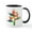 White/Black Inside, variant on CafePress - Birds Of Paradise Trio Mugs - 11 oz Ceramic Mug - Novelty Coffee Tea Cup