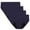Navy, variant on BLVB Womens Plus Size Period Panties Menstrual Leak Proof Underwear Comfy Full Coverage Briefs 4 Pack