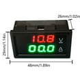 thumbnail image 3 of AOOOWER Double LED 3Digit Digital 50A-400A Voltmeter Ammeter Voltage Amp PowerGauges, 3 of 7