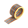 thumbnail image 1 of Cable de cinta plana arcoíris IDC 24P 1.27mm de paso 1metro/3.3ft de largo, 1 of 2
