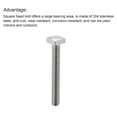 thumbnail image 4 of Square Head Bolt, 10 Pack M6x45mm 304 Stainless Steel Grade C Square Screws, 4 of 5