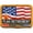 Flag Retirement Patch, variant on 12 pieces 2" Custom Activity Scouts Applique Fun Patches - Remember 9/11 Patch
