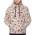 thumbnail image 4 of Hoodies for Men - Paris Long Sleeve Comfrt Men'S Fashion Hoodies & Sweatshirts, Sweatshirts for Men Hoodies Pullover Clothing Clothes with Pouch, 4 of 7