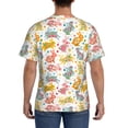 thumbnail image 3 of Vsdgher Boho Bunny Print Men's Dry Fit Mesh Athletic Shirts Moisture Wicking Tennis T-Shirt Tops, 3 of 9