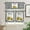 Beedol3448, variant on Red Valentines Love 3 PCS Kitchen Curtain Valance and Tiers Set,Rod Pocket Small Half Tier Valances Window Curtains Panel,Valentine Plaid Stripes Spring Holiday White 55"x36" (2 Tiers & Valance)