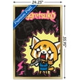 thumbnail image 3 of Aggretsuko - Rock Out Wall Poster, 22.375" x 34", Framed, 3 of 3