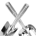 thumbnail image 2 of OUNONA Spade Shovels For Digging Gardening Tool Set Heavy Duty Silver 4Pcs, 2 of 8