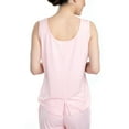 thumbnail image 2 of Cool Girl Women's Keep it Basic Cooling Tank with Back Vent Slit Sleep Top, Pink, M, 2 of 3