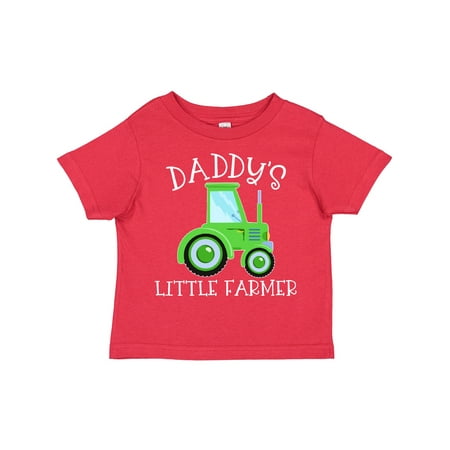 

Inktastic Daddy s Little Farmer- Green Tractor Gift Toddler Boy or Toddler Girl T-Shirt