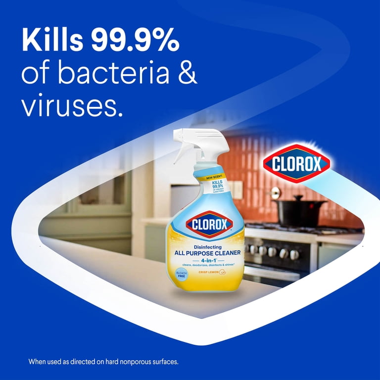 Clorox Disinfecting All Purpose Cleaner 2-Pack, Lemon photo 8