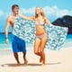 thumbnail image 5 of Microfiber Beach Towel Super Colorful Bath Towel Sandproof Beach Blanket Multi-Purpose Towel For Travel Swimming Pool 30x60 Inch, 5 of 7