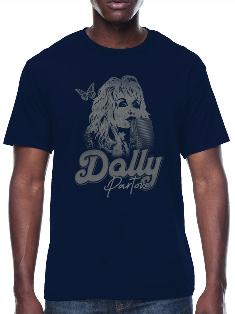 Dolly, Men's & Big Men's Graphic Tee Shirt, Dollywood Microphone