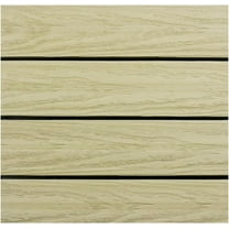 UltraShield Naturale 1 ft. x 1 ft. Quick Deck Outdoor Composite Deck Tile Sample (Sahara Sand)