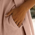 thumbnail image 3 of Uootdi Linen Sets for Women 2 Piece Outfits Cardigan and Maxi Dress Casual Loose Fit Lightweight Breathable Summer Sets Gift, 3 of 9