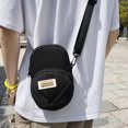 thumbnail image 1 of Bolsa Bolso bandolera de diseño original con forma de gorra y bolsos de hombro de calle (negro) Tmvgtek Para estrenar, 1 of 8