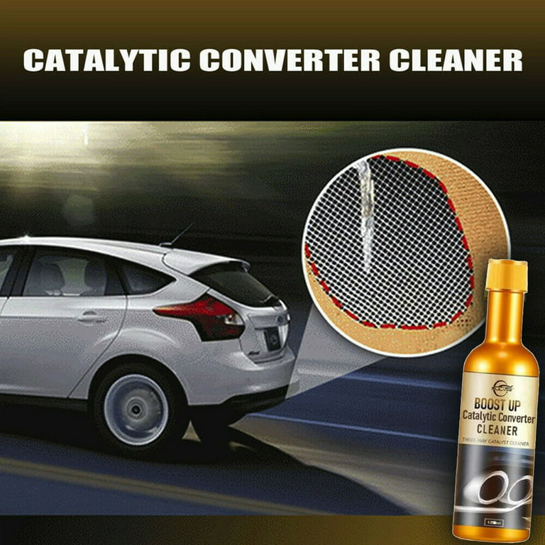 Catalytic Converter Cleaner Engine Booster Cleaner，120ML Home Improvement  Yellow