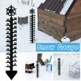 thumbnail image 2 of JeashCHAT Wrought Iron Snow Gauge - Christmas Holiday Snowflake Gauge, Handmade Metal Snow Gauge Size Stack, Christmas Rain Gauge Outdoor Decor Gift (Snowflake), 2 of 6
