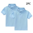 thumbnail image 2 of Chemises pour Garçons Été Décontracté Manches Courtes Col Rond, 2 of 9