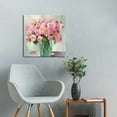 thumbnail image 2 of Nawypu Framed Pink Flowers Canvas Prints Wall Art s in Vase Wall Decor Nature Rustic Woman Home Decor Painting Picture for Bathroom Bedroom Living Room Ready To Hang, 2 of 4