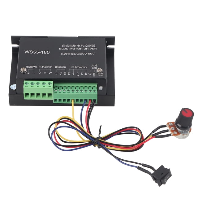 Controlador De Controlador De Motor De Par Alto Sin Escobillas, Controlador De Motor BLDC, Ventilador De Escape De Máquina De Pulir De Jade Para Herramientas Eléctricas De Equipo
