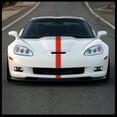 thumbnail image 3 of Sticker Connection | Racing Stripes | Hood Rally Vinyl Race Stripes | (4"x72", Red), 3 of 4