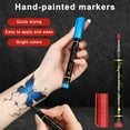 thumbnail image 4 of 10 colors Body Art Marker Pen Body Art Pens Quick-Drying Body Art Pen Marking Skin Design Body Art,2Set, 4 of 9