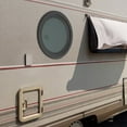 thumbnail image 4 of Round Fixed RV Window, RV Window, RV Window with Trim Ring For RV Campers, Cargo, and Vertical Trailers, 4 of 14