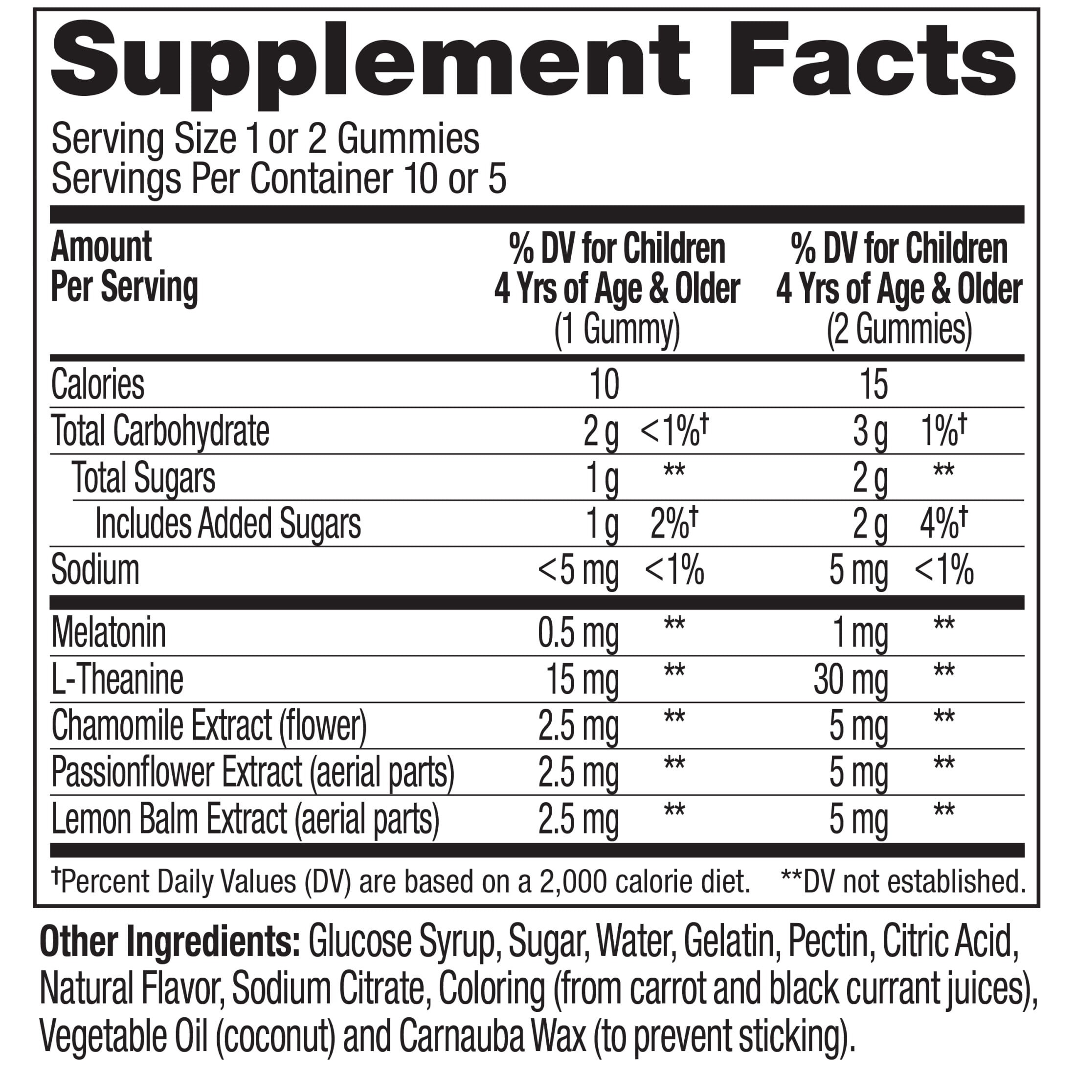 OLLY Kids Sleep Gummies Ages 4+, 1 mg Melatonin per 2 gummies serving, Occasional Sleep Support*, 10 Count