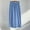 Blue womens pants, variant on Summer Saving Womens Pants Cotton Linen Pants for Women Casual Solid Plus Size Loose Straight Leg Long Pants Elastic Waist Drawstring Ladies Pocket Leisure Trousers Fall