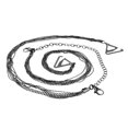 thumbnail image 1 of Correas de sujetador de hombro 1 par de correas de de metal de decoración invisible con borlas Correa de para hombros decorativos Tops de - Cabestro negro Cabestro negro Magideal Correas de sujetador de hombro, 1 of 7