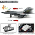 thumbnail image 4 of J31 Airplane Toy, Diecast Fighter Jet Toy, Pull Back Airplanes Toy Jets with Light & Sound for Gifts Collection Decor, 4 of 7