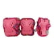 thumbnail image 1 of Conjunto de equipo de protección para niños, rodilleras, coderas, muñequeras, portátiles para niños gruesos Rosa Cola rodilleras, 1 of 8