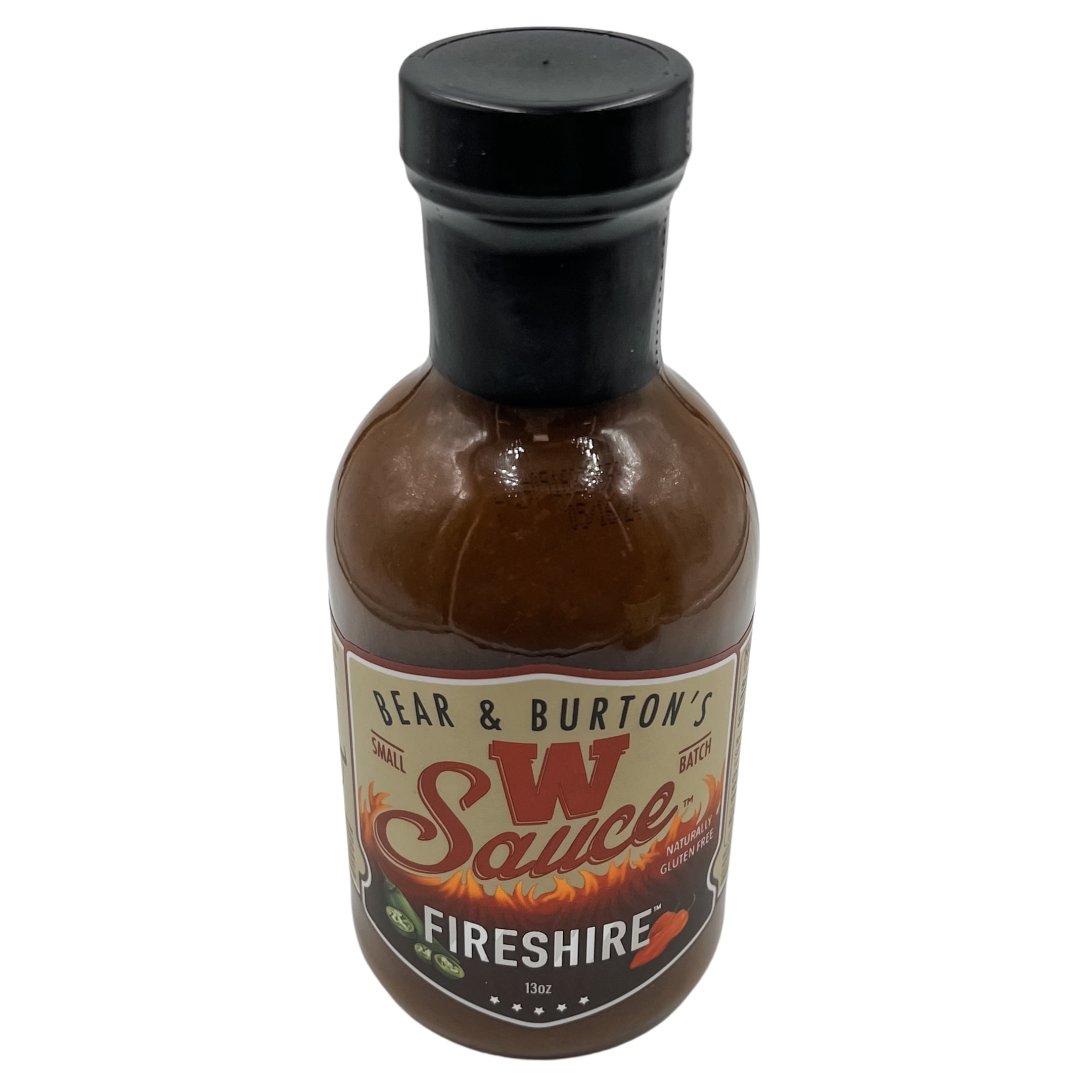 Bear & Burton's W Sauce; Fireshire/Spicy America's Worcestershire 12 oz Bottle All Natural