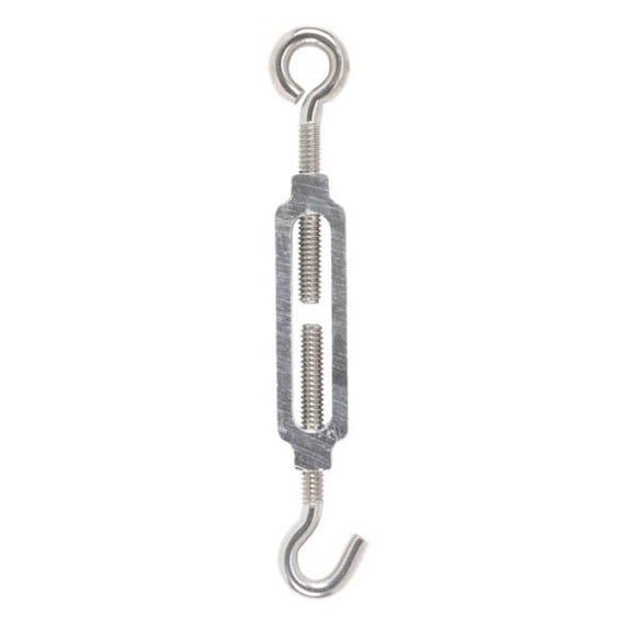 Hampton 02-3427-404 Hook & Eye Turnbuckle Stainless Steel - 0.25 x 5.38 in. - pack of 5