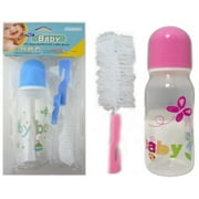 Familymaid 8 Oz Baby Bottle With 2 Pc Brush Set Case Pack 96