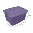 thumbnail image 3 of Caja de Plástico Plastic Trends Gorila 57L Lila, 3 of 4