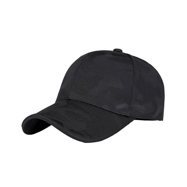 Gorra de béisbol Qarigey poliéster negro