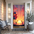 thumbnail image 4 of Romantic Heart Balloon Banner Sunset Scenery Backdrop Event Decor Photography Wedding Anniversary Valentines Background Party Display Engagement Celebration, 4 of 4