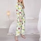 thumbnail image 3 of Fotbe Insects Conjunto de Pijama de Manga Larga para Mujer con Estampado, Ropa de Dormir de 2 Piezas, Conjunto de Casa Suave y Cómodo con Bolsillos-Medium, 3 of 7