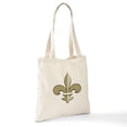 thumbnail image 7 of CafePress - Fleur De Lis Black Gold Tote Bag - Unisex Canvas Tote Bag, Beige, 1-Piece, 7 of 7