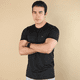 thumbnail image 2 of Playera Hombre Fitness Negro Manga Corta Secado Rápido, 2 of 4