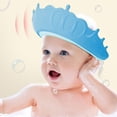 thumbnail image 2 of Bonnet de Douche pour Enfants Visière pour les Yeux et les Oreilles Bonnet de Douche Mignon pour Enfants de 9 Ans Forme de Couronne Rend le Bain Plus Amusant, 2 of 7