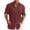 Wine, variant on Awdenio Spring Shirts for Men, Men Casual Solid Cotton And Linen Tie Pocket Plaid Patchwork Turndown Long Sleeve Button Shirt, Size S-5XL
