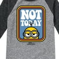 thumbnail image 3 of Despicable Me Minions - Not Today - Toddler & Youth Raglan Graphic T-Shirt, 3 of 4