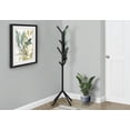 thumbnail image 6 of Monarch Specialties Coat Rack, Hall Tree, 8 Hooks, Entryway, 70"H, Bedroom, Black Metal, 6 of 12