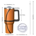 thumbnail image 3 of 1pc basketball 30oz Tumbler with Straw & Handle - Insulated Stainless Steel Cup | Holiday Gift for Man Women (Christmas, Valentine's, Birthday), 3 of 5