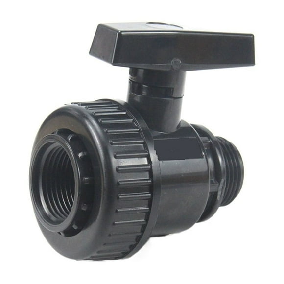 1Pcs Valve à Bille 1/2 Pouces-2 Pouces Filetage Femelle-Mâle pour Réservoir d'Aquarium, Connecteurs de Tuyau d'Arrosage de Jardin, Longue Durée