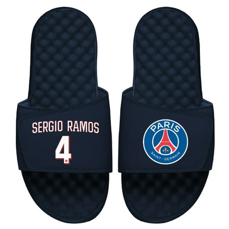 

Men s ISlide Sergio Ramos Navy Paris Saint-Germain Player Slide Sandals