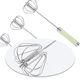 thumbnail image 3 of Batidor de acero inoxidable, 10"/12"/14" Batidor manual semiautomático para batidores de cocina Adepaton CPB-US-YYM729-6, 3 of 5