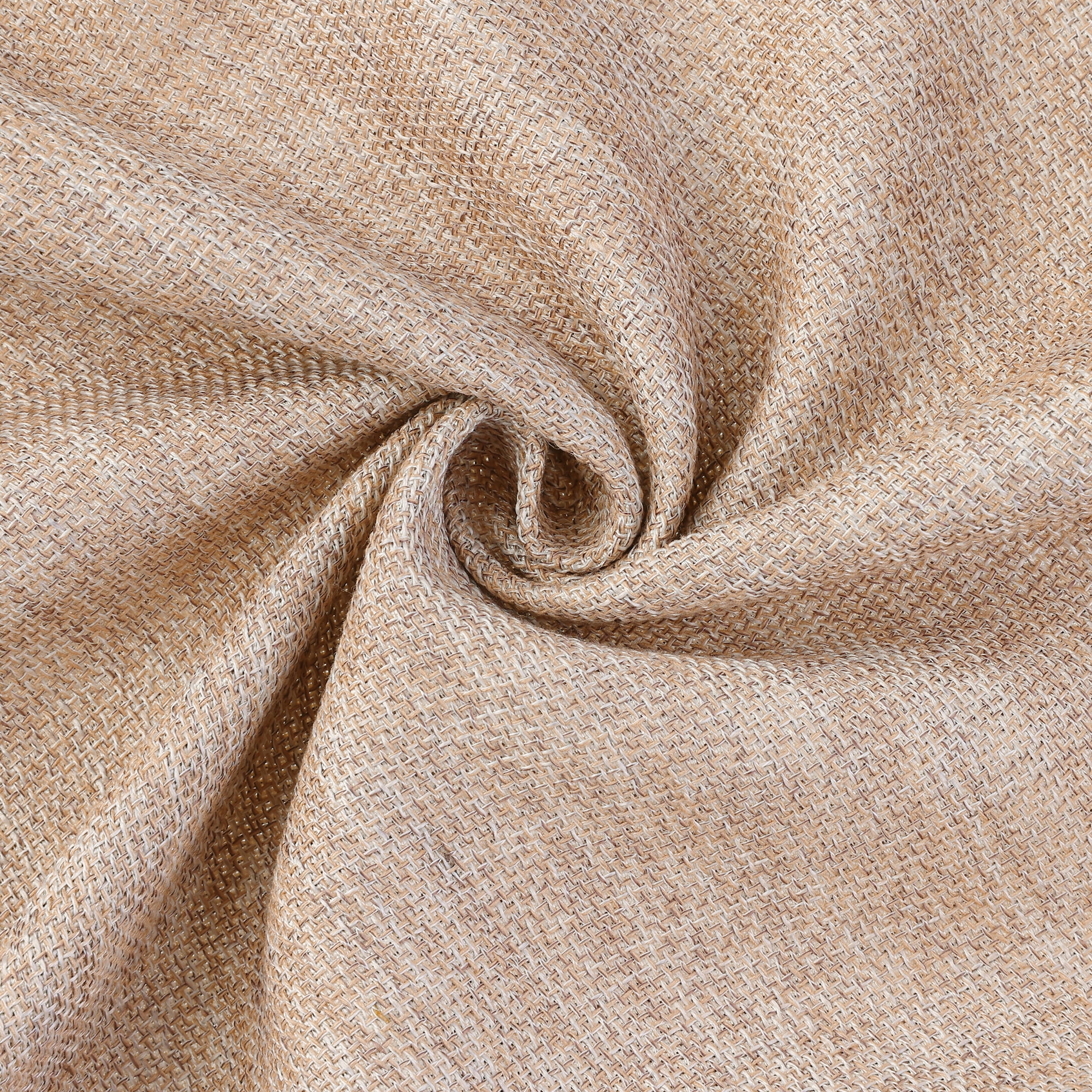 Unique Bargains Rustic Tablecloth Cotton Linen Waterproof Table Cover with Tassels, Garden Coffee 55"x87"
